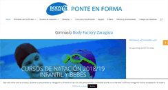 Desktop Screenshot of bodyfactoryzaragoza.es